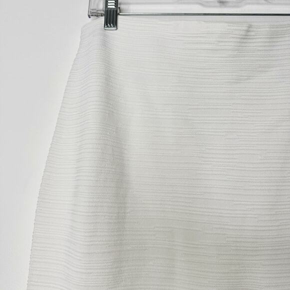 COS Textured Pencil Skirt Midi in White Ivory Size Medium - Picture 4 of 10